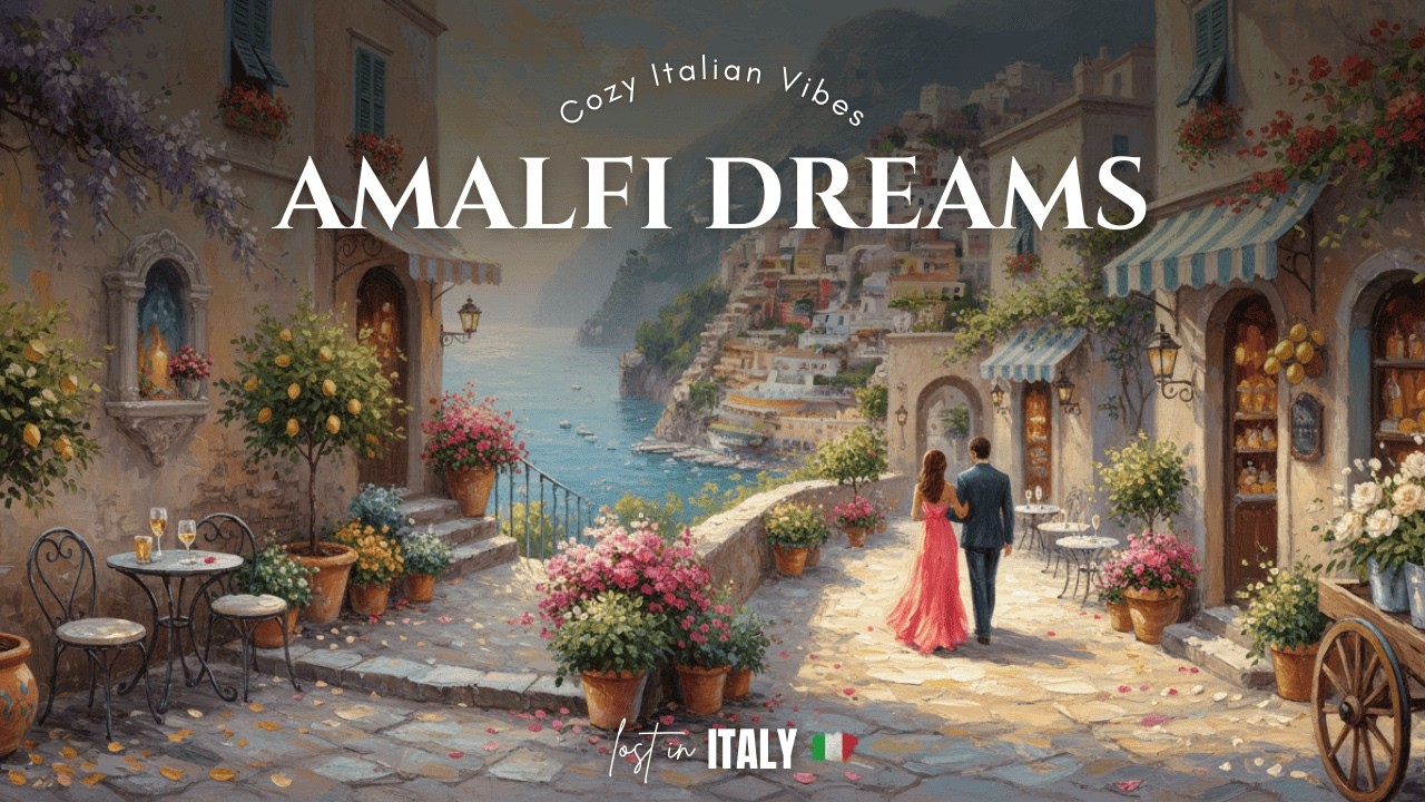 𝐀𝐌𝐀𝐋𝐅𝐈 𝐃𝐑𝐄𝐀𝐌𝐒 🌊 Italian Instrumental Music | Amalfi Coast Playlist