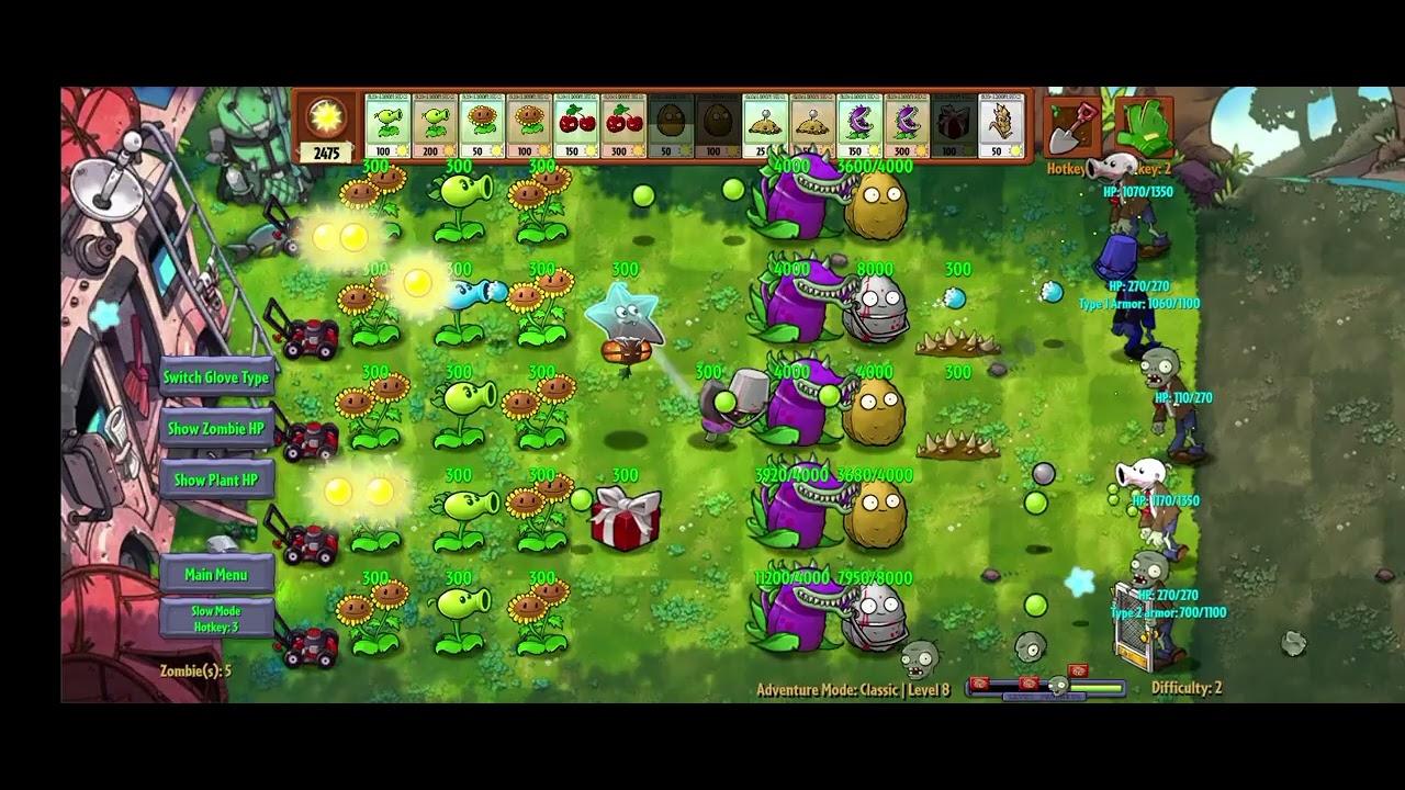 Lawan zombie level 5