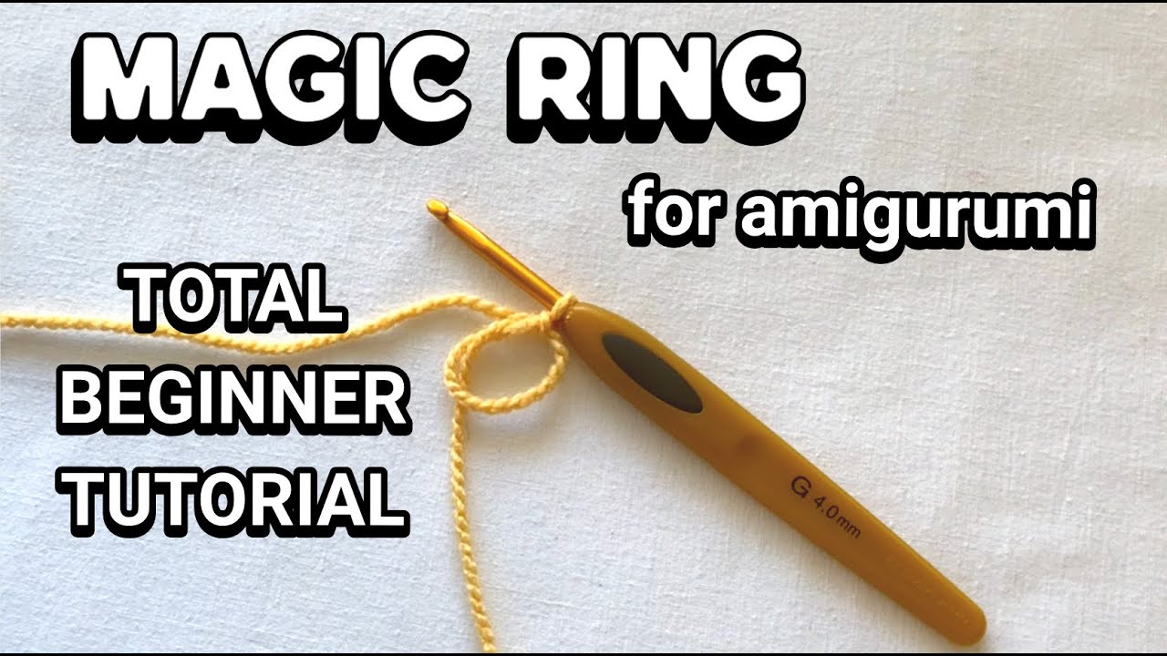 How to Crochet a Magic Ring | no slippage, total beginner tutorial