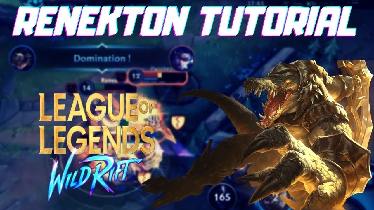 TROUVE TON MAIN #33 : RENEKTON TUTORIEL FR [ LoL Wild Rift FR ]