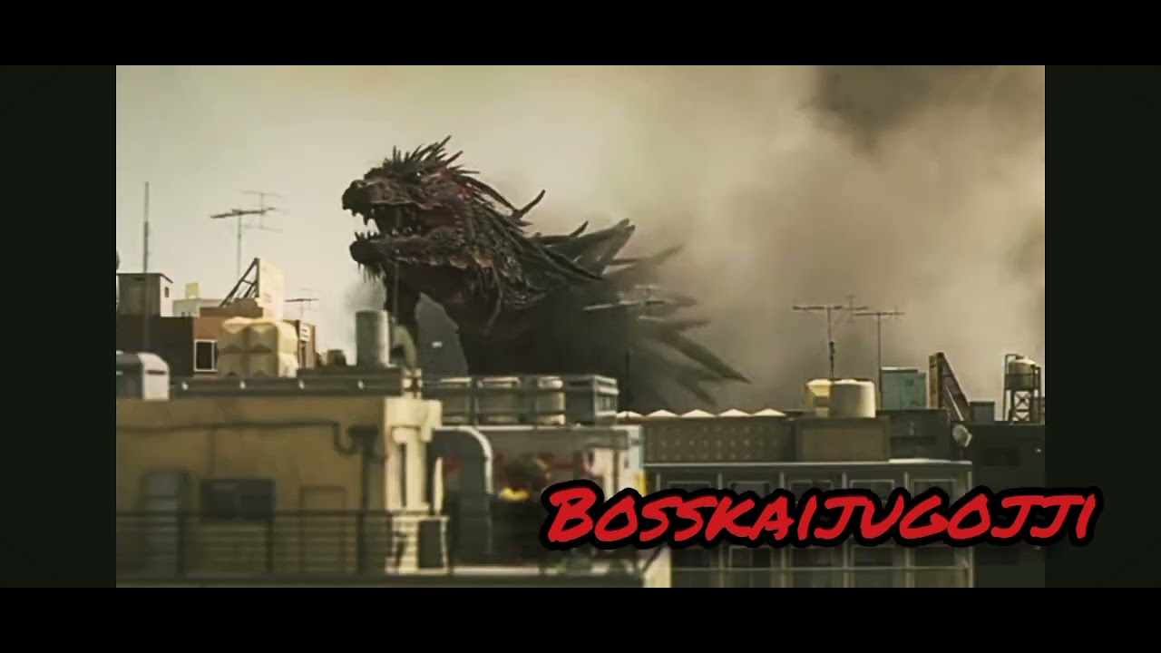 Gamera v.s. Zedus ( movie scene )
