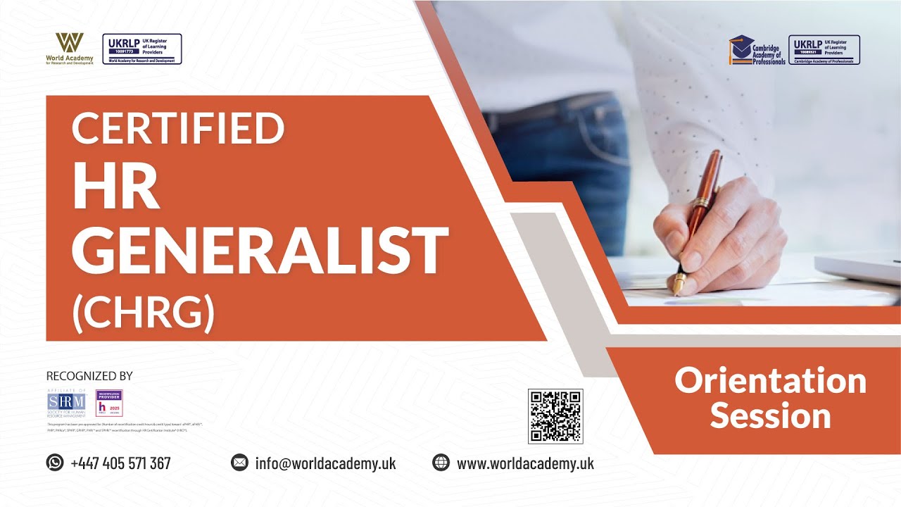 Certified HR Generalist [CHRG]