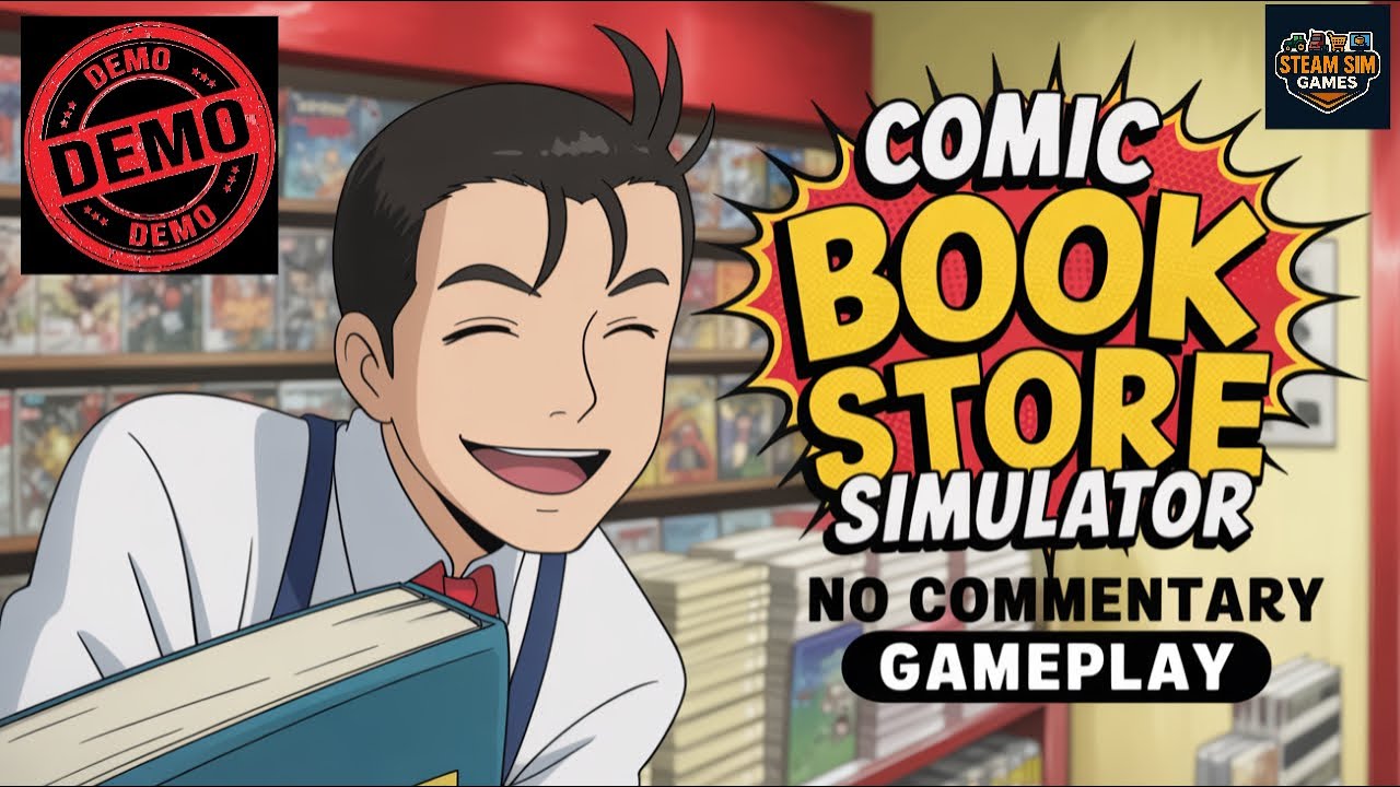 Comic Book Store Simulator Gameplay DEMO - First Look !