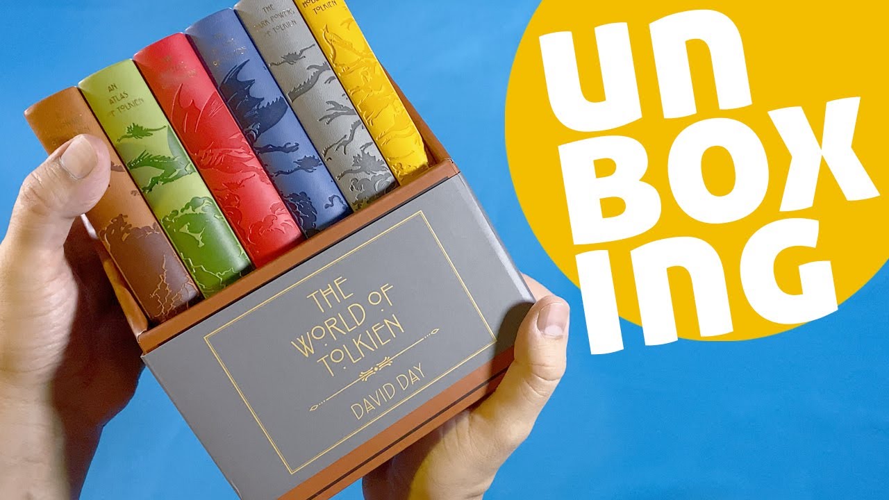 The World of Tolkien... UNBOXING! Bookset de colección de #DavidDay, hermoso y muy recomendable XD