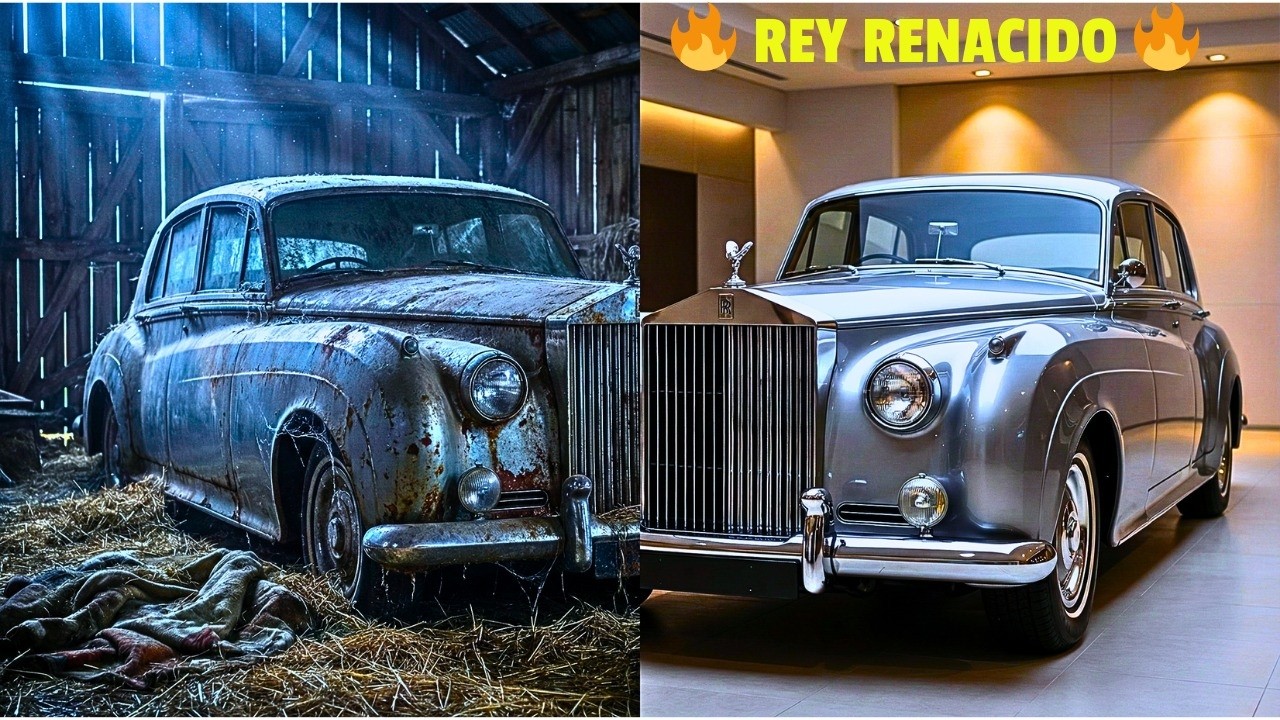 “ASMR Restauración: este Rolls-Royce de 1958 estuvo enterrado en un granero durante décadas — ahora