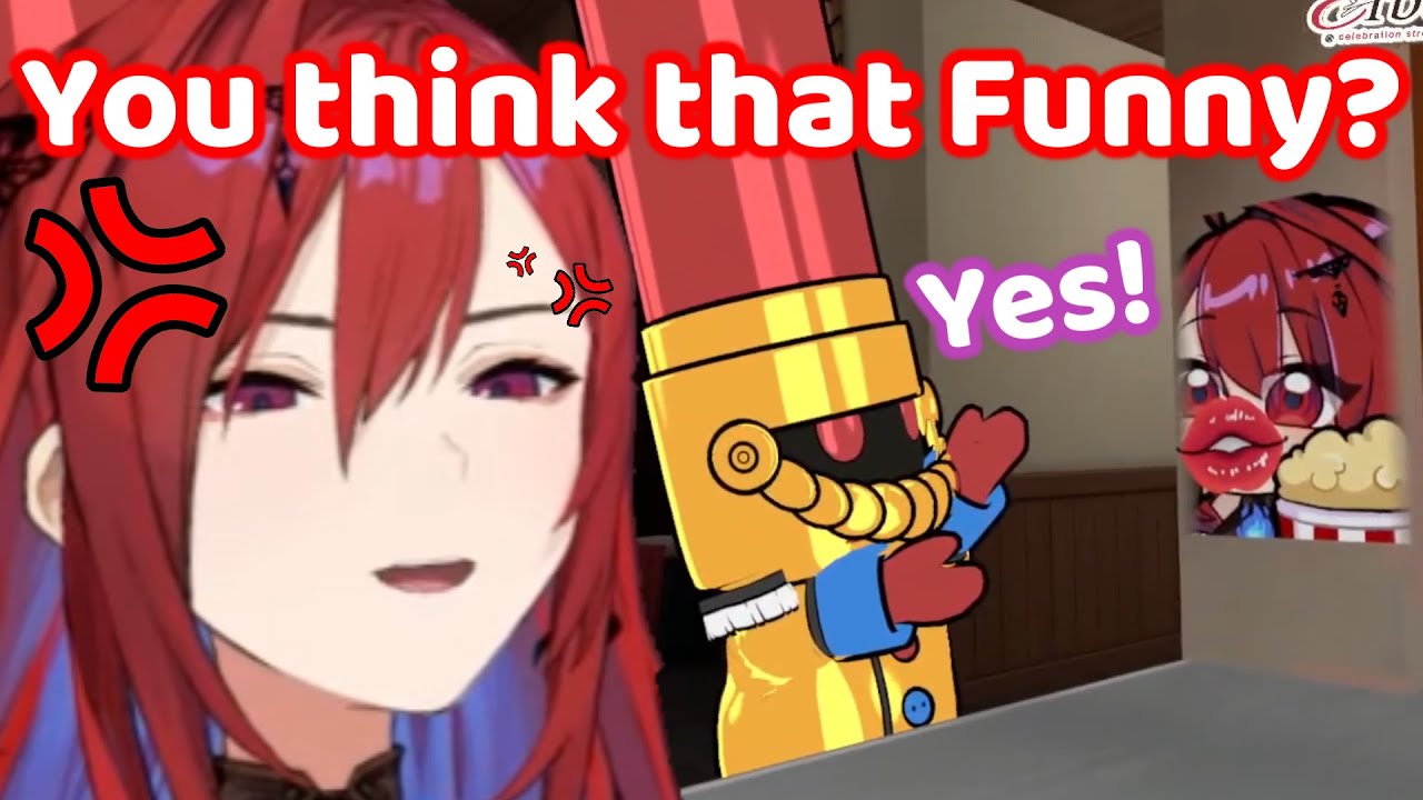 Liz's Royal Guard Can't Stop Messing with Her in 3D... (Hololive)