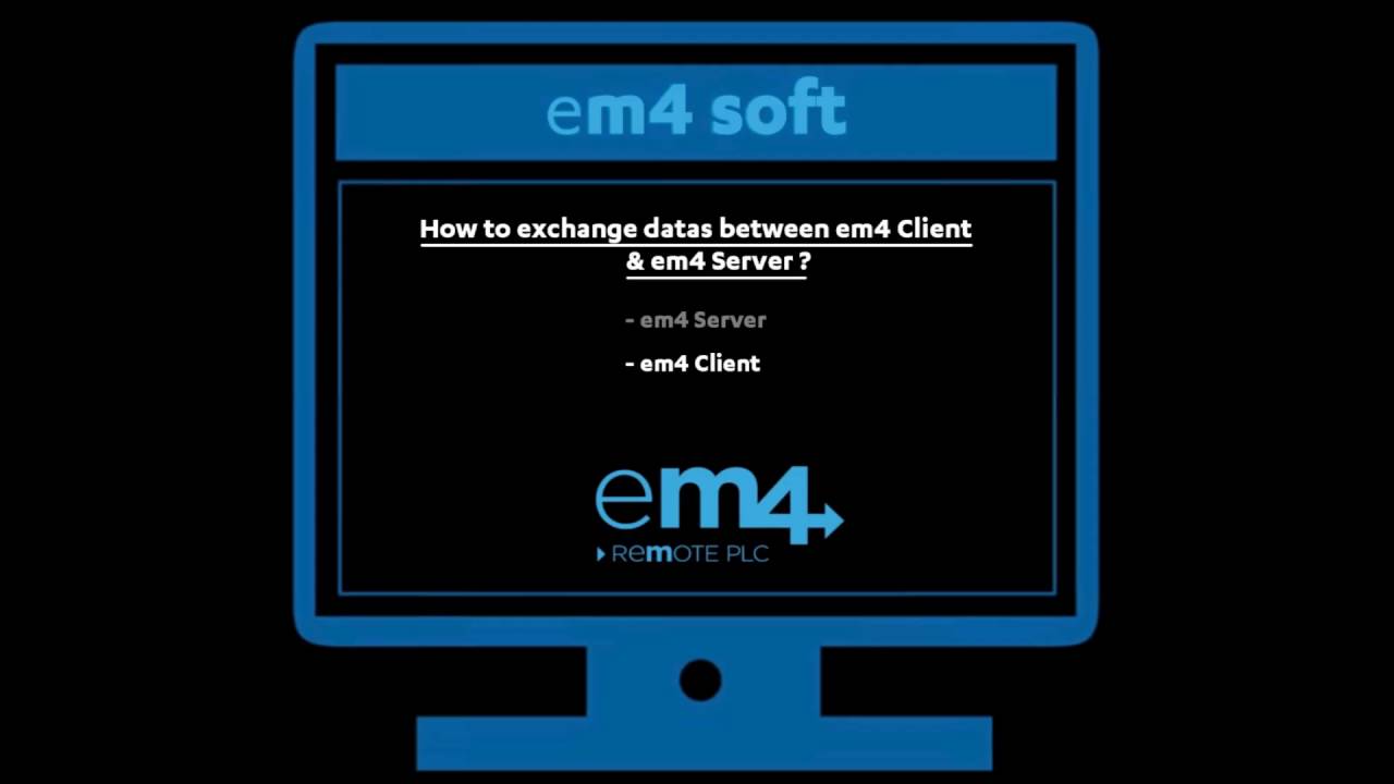 Tutoriel em4 ethernet: How to exchange datas between em4 & em4