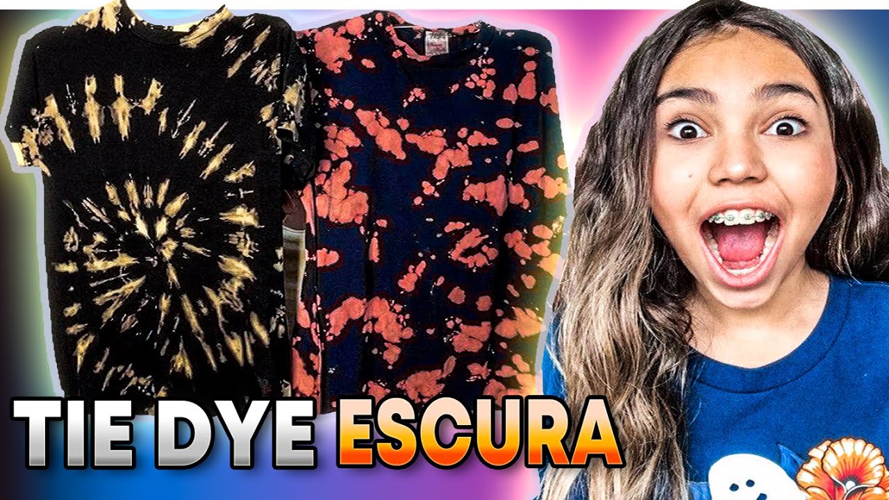 COMO FAZER CAMISETA TIE DYE ESTILO BLEACH [EM CAMISETAS ESCURAS] - ENTÃO ROBERTA?