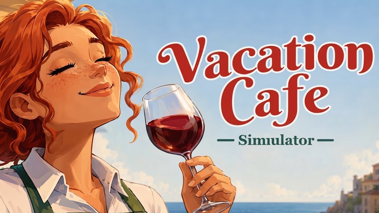 Открыла итальянское кафе Vacation Cafe Simulator #1