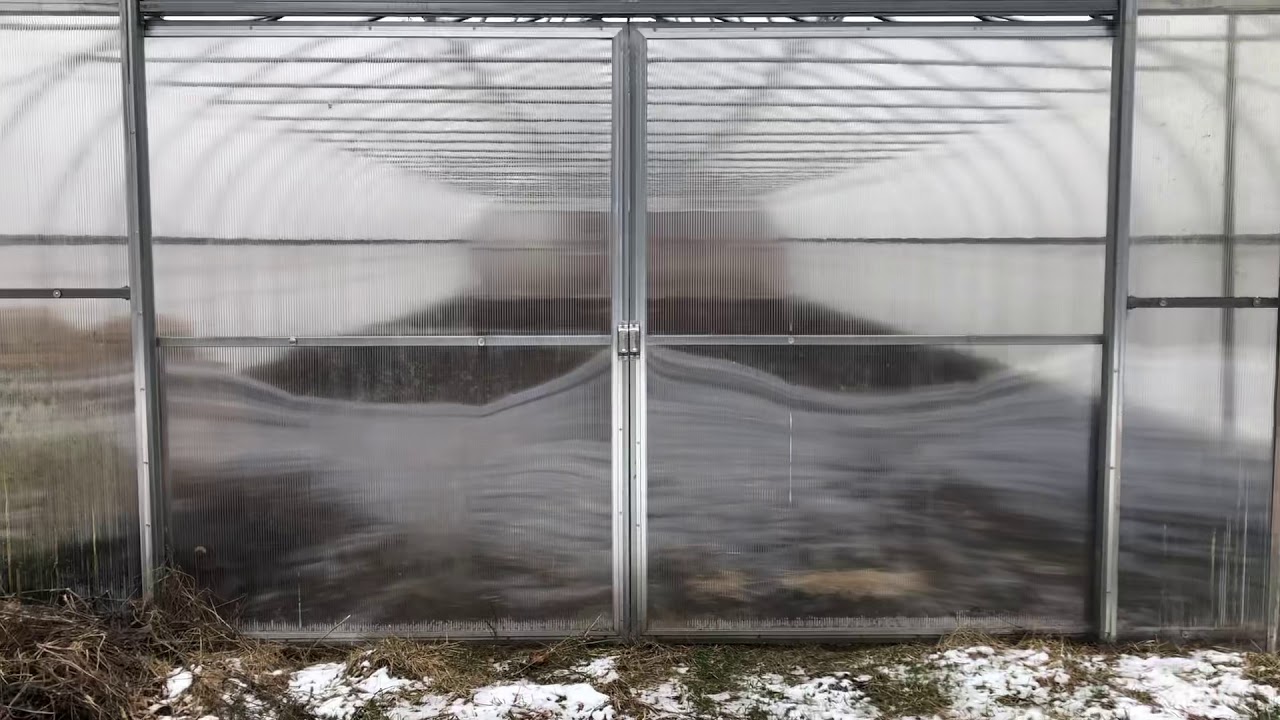Tunnel tour -Beiler’s greenhouse structures 30x96
