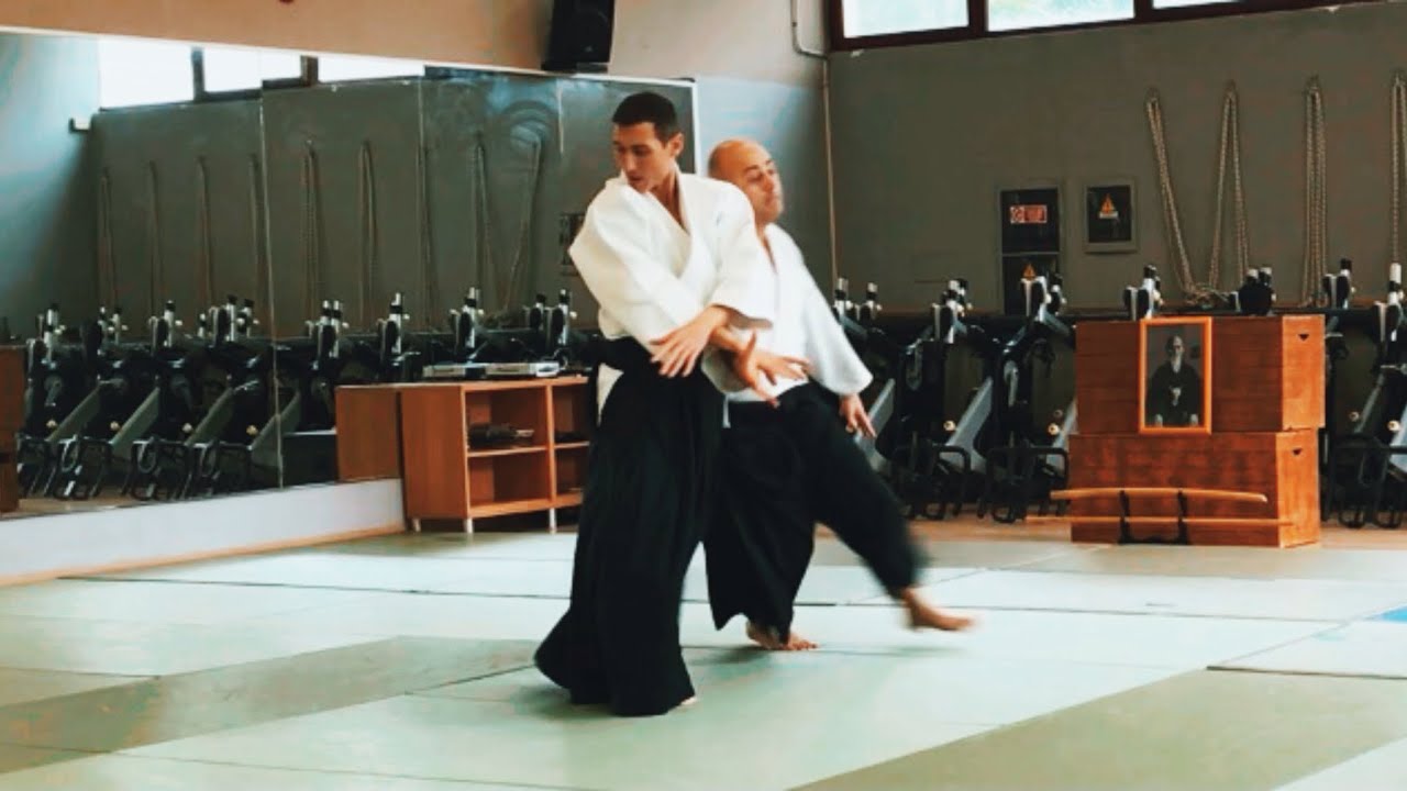 Aikido: Katate dori gyaku hanmi by Daniele MONTENEGRO sensei - Bologna 2024 Part 1/2