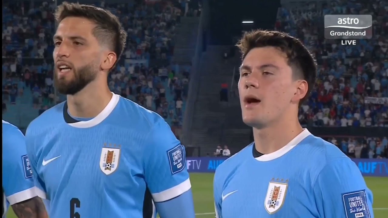 Uruguay National Anthem (vs Colombia) - FIFA World Cup Qualifiers 2026