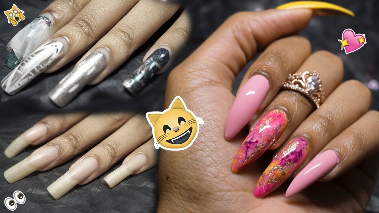 New Nail Shape? It's Slay Time! 😻 from Square to Pointed - Watch the Natural Nail Transformation