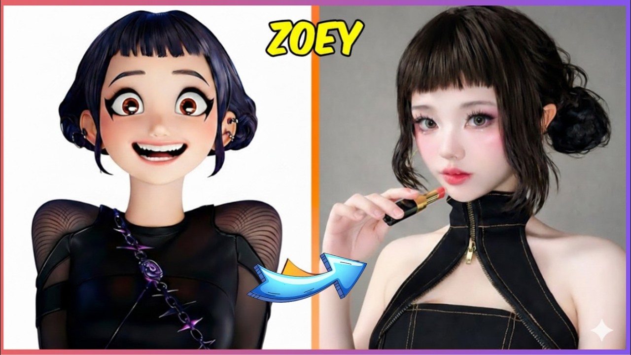 KPOP Demon Hunters in Real Life TikTok Version~🎵Guess KPOP Demon Hunters Characters By Dancing
