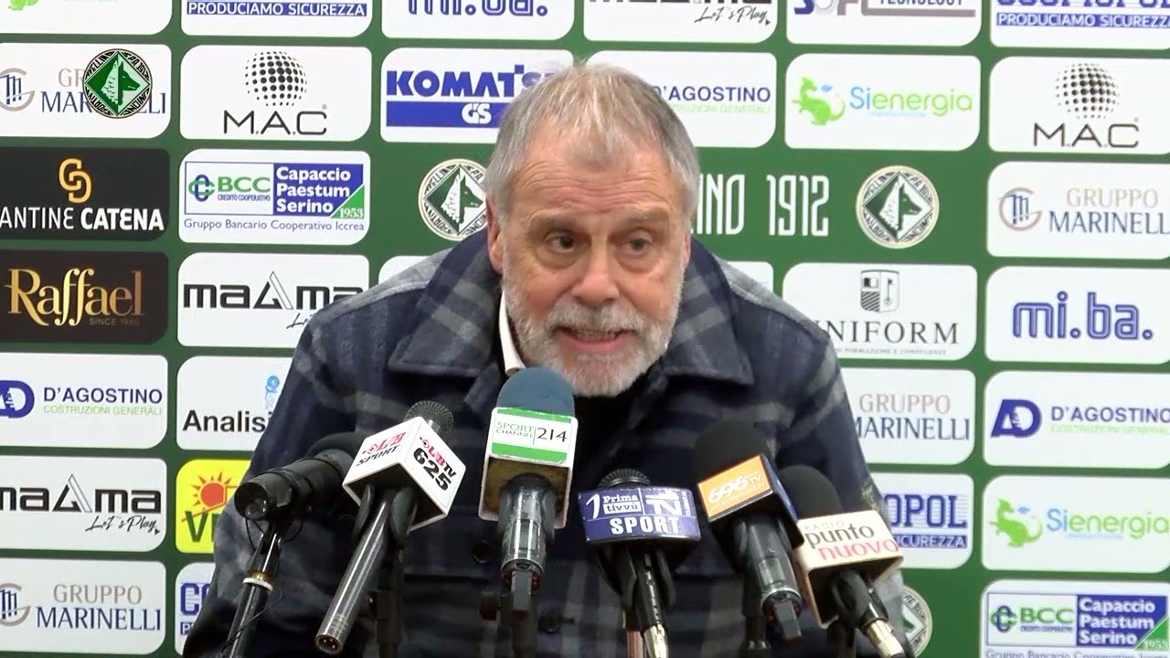 Conferenza stampa- Mister Braglia pre Avellino-Foggia