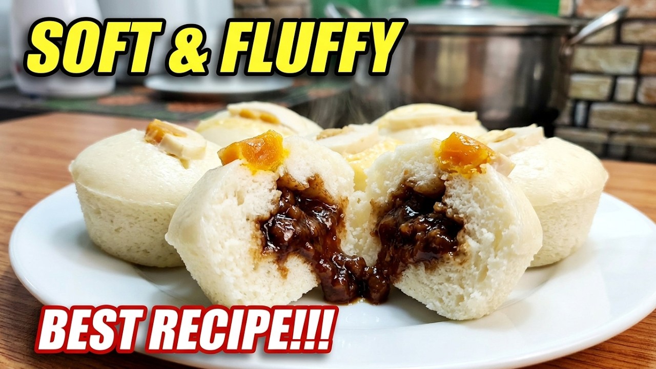 PUTO PAO WITH PORK ASADO FILLING | EASY TO MAKE AT PWEDE RIN SA NEGOSYO!!!