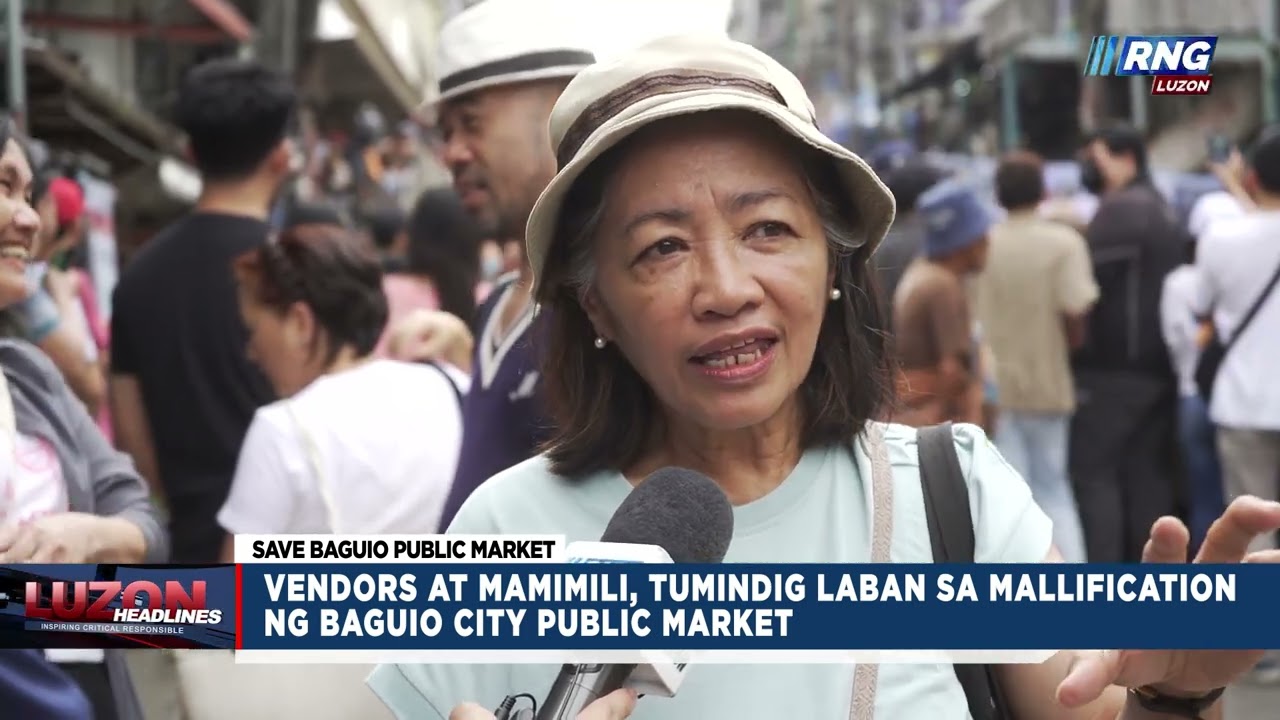 Vendors at mamimili, tumindig laban sa mallification ng Baguio City Public Market