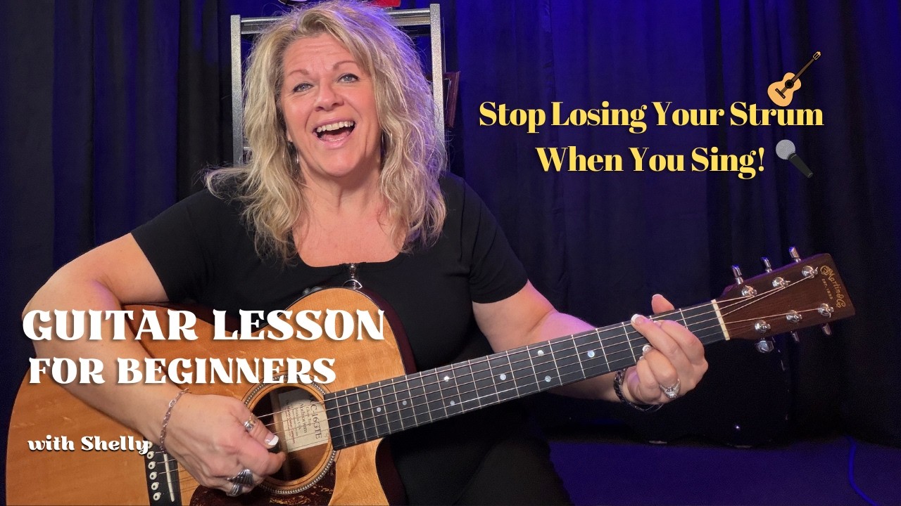 How To Strum And Sing At The Same On Guitar (Beginner Step-by-Step Lesson)