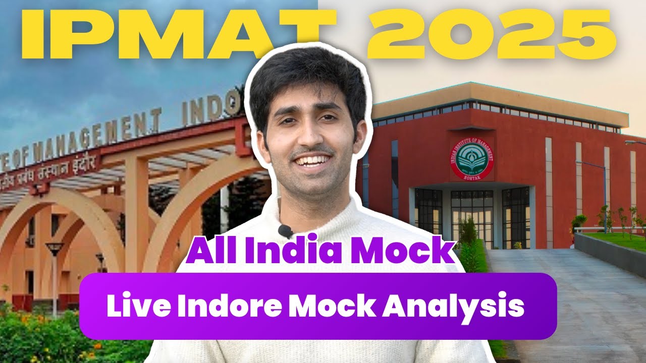 How to Analyse IPMAT Mocks | Live Analysis of All India Mock 01 🚀
