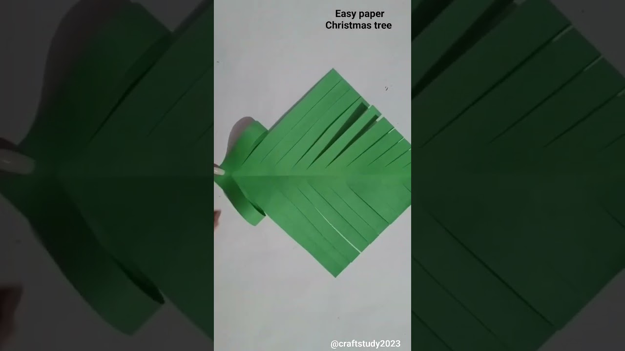 easy Christmas tree||25 December craft|@craftstudy2023