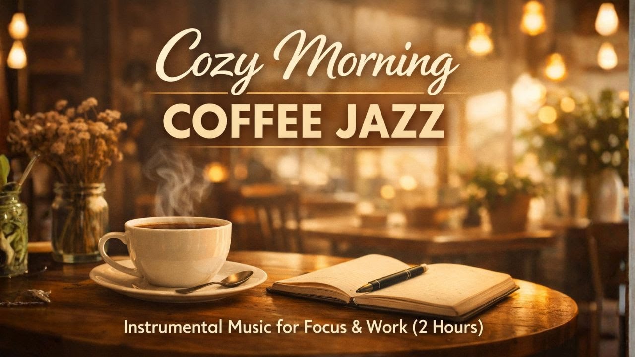 Cozy Coffee Shop Jazz | Instrumental Music for Focus & Work