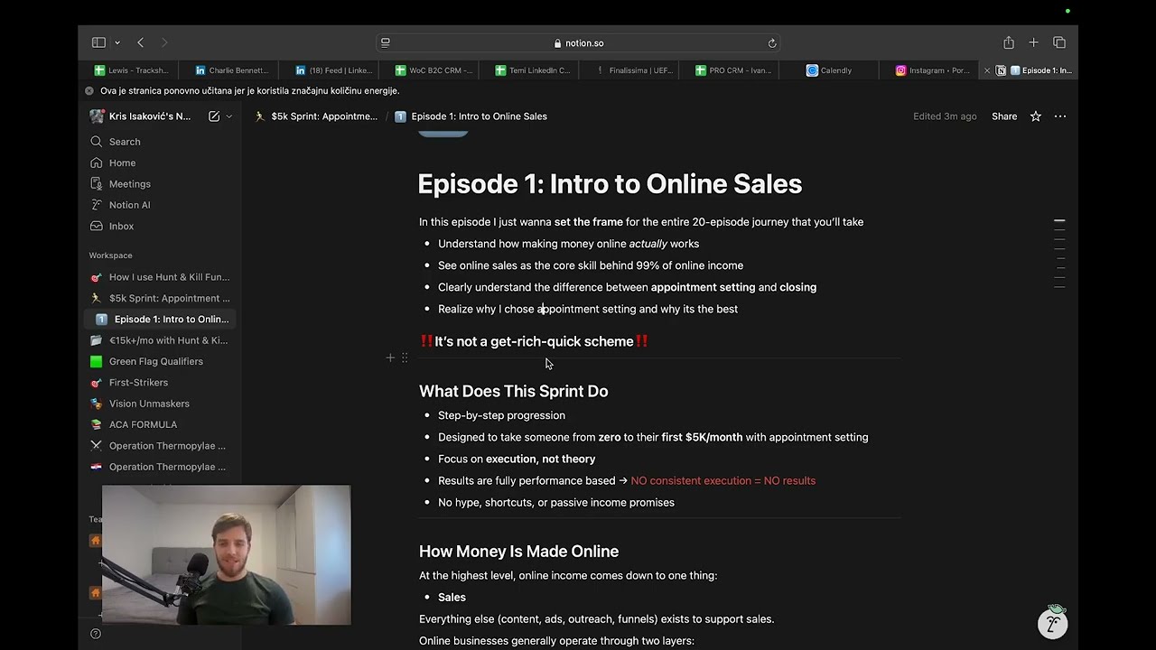 $5k Sprint, ep 1: What They Don't Teach About Selling Online