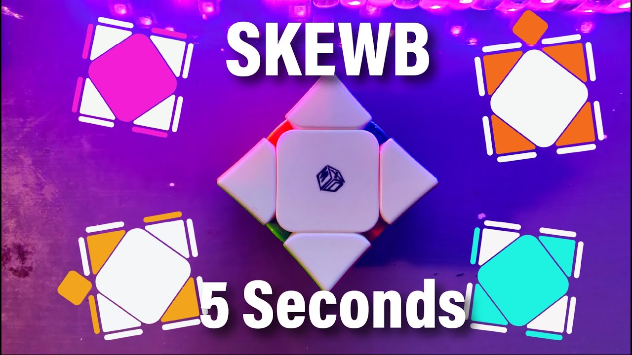 Решите SKEWB БЫСТРЕЕ (4-5 секунд) | Учебник Skewb для среднего уровня