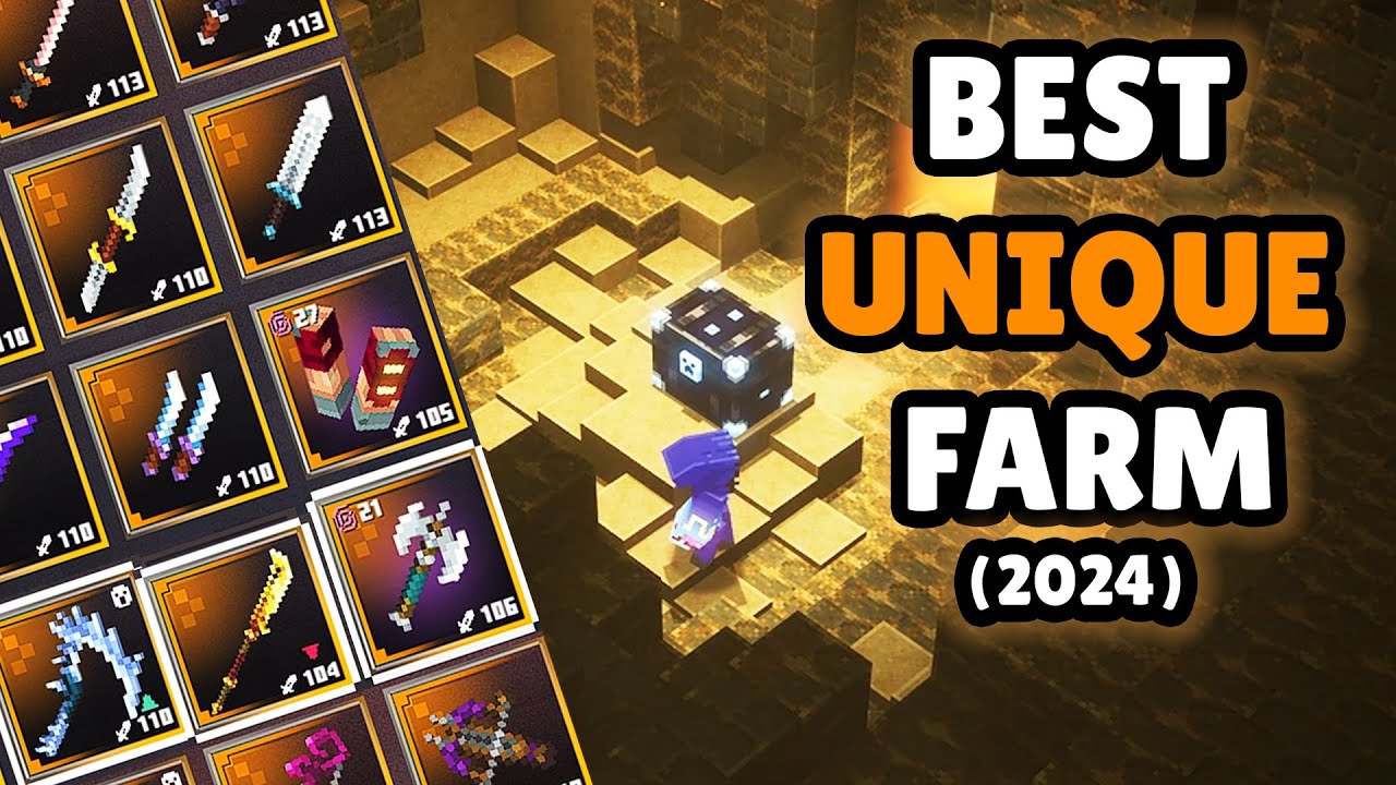 BEST Unique Farm In Minecraft Dungeons (2025)