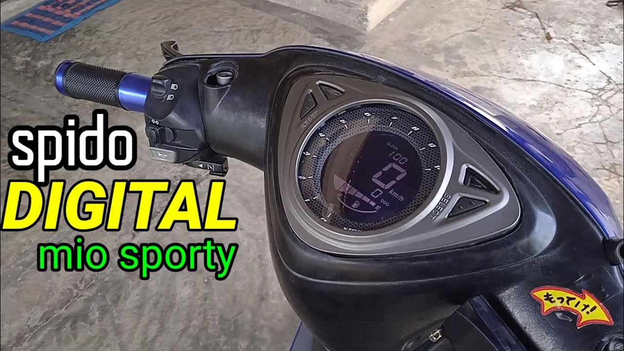 cara pasang spidometer mio digital koso di mio sporty ( full)