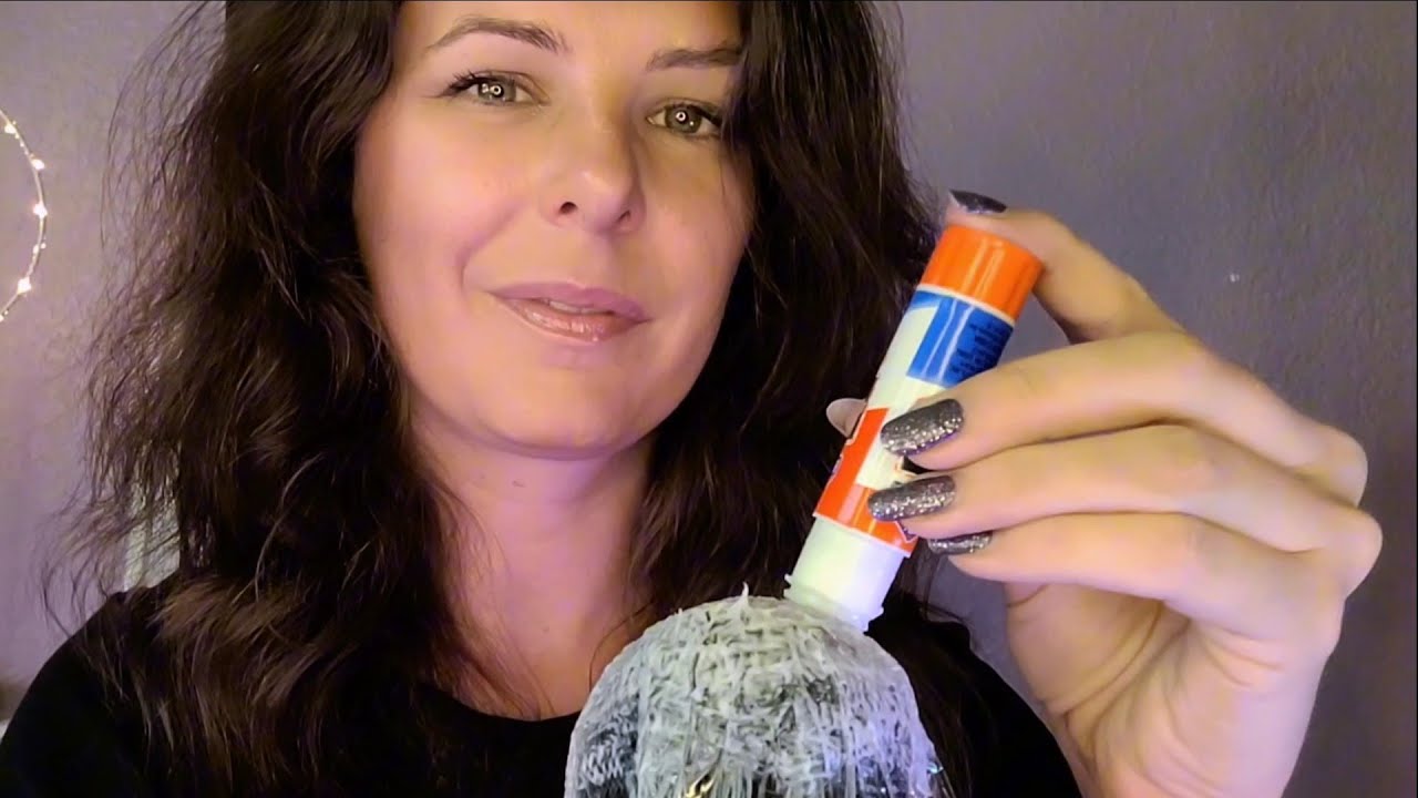 Glue Stick on Mic Triggers w/ Layered Sounds  | Crinkles, Glue, Tapping & Tk Tk Tk  | Relaxing ASMR😴