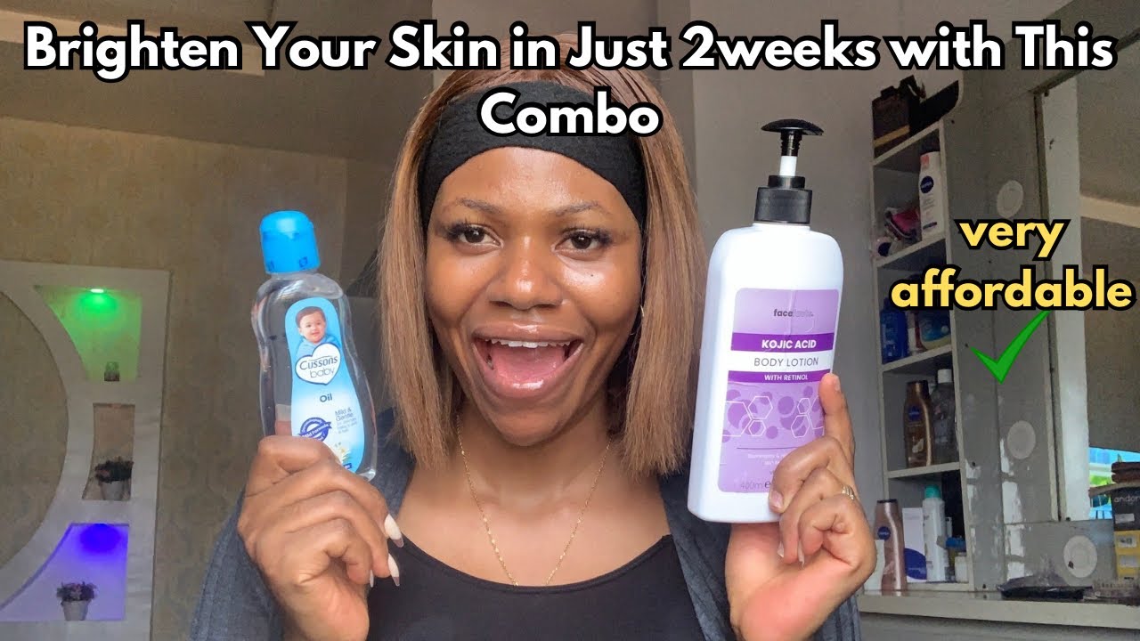 Brighten your skin in just two weeks with face fact kojic acid with retinol.