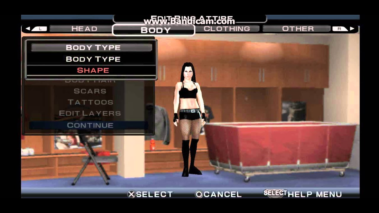 WWE SVR 11 PSP Paige CAW