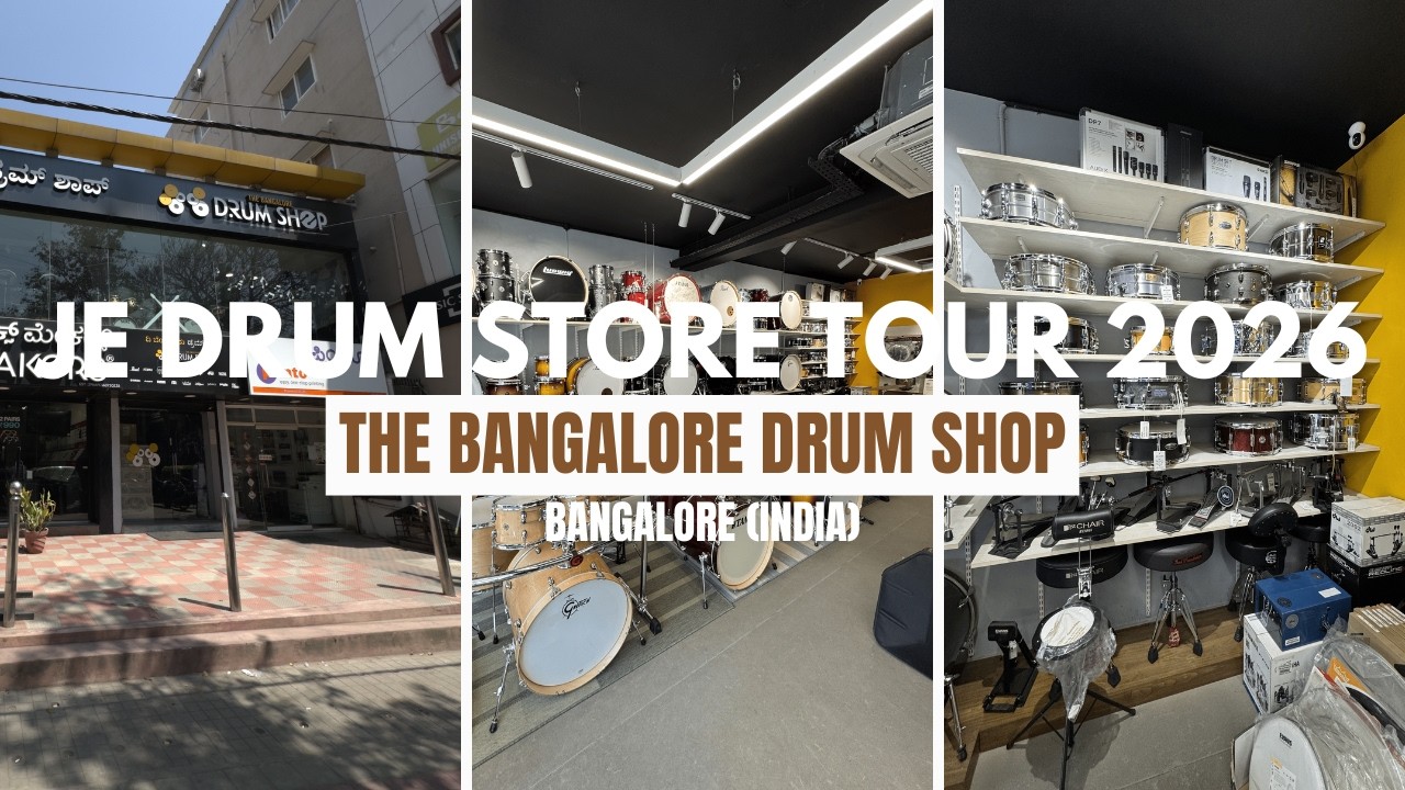 JE Drum Store Tour 2026 - The Bangalore Drum Shop in Bangalore (India)