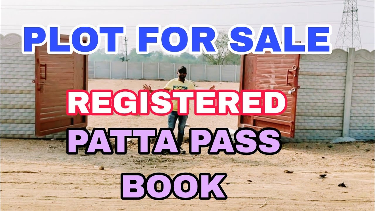 PLOT FOR SALE IN HYDERABAD SANGA REDDY PROPERTIE FOR SALE REGISTERED CLEAR PATTA PASS BOOK 