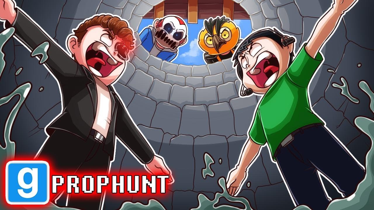 THEY WON'T FIND US IN NOGLA'S WELL!  (Gmod Prop Hunt Funny Moments)