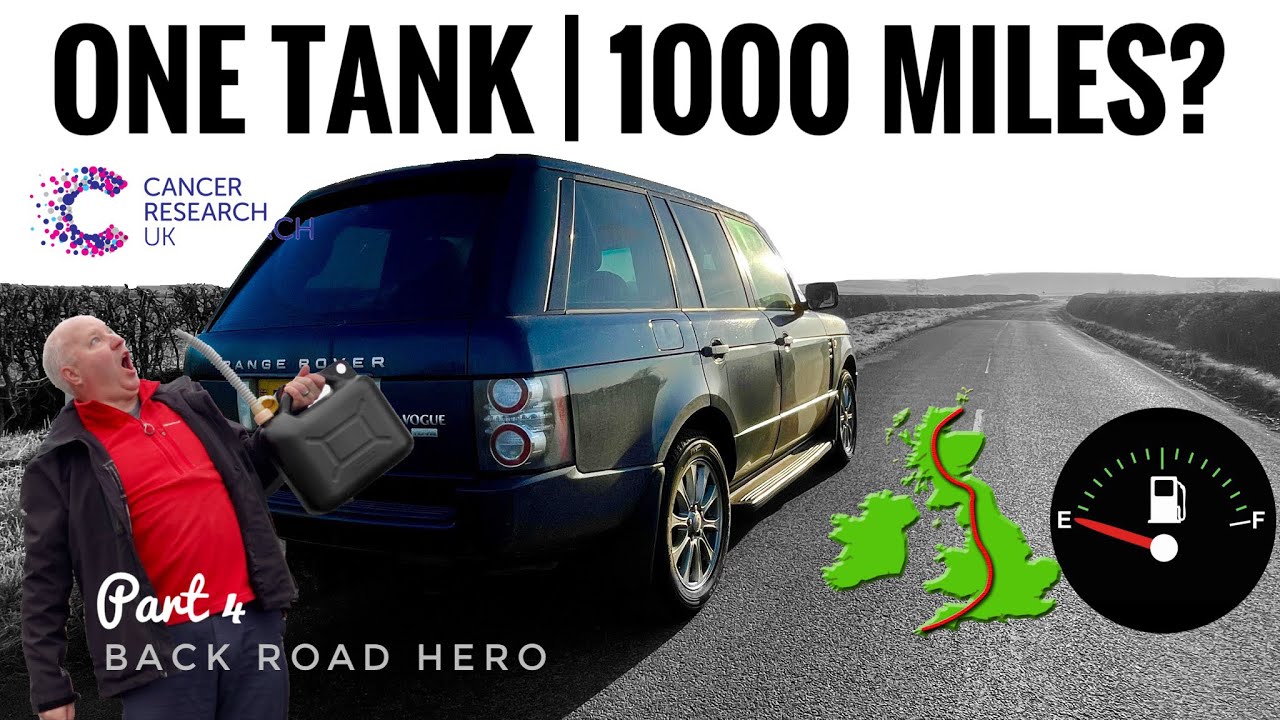 ⛽️ Epic One Tank Challenge! 🚙 Can you drive 1000 miles in an V8 Range Rover?​⁠ - Feature Length