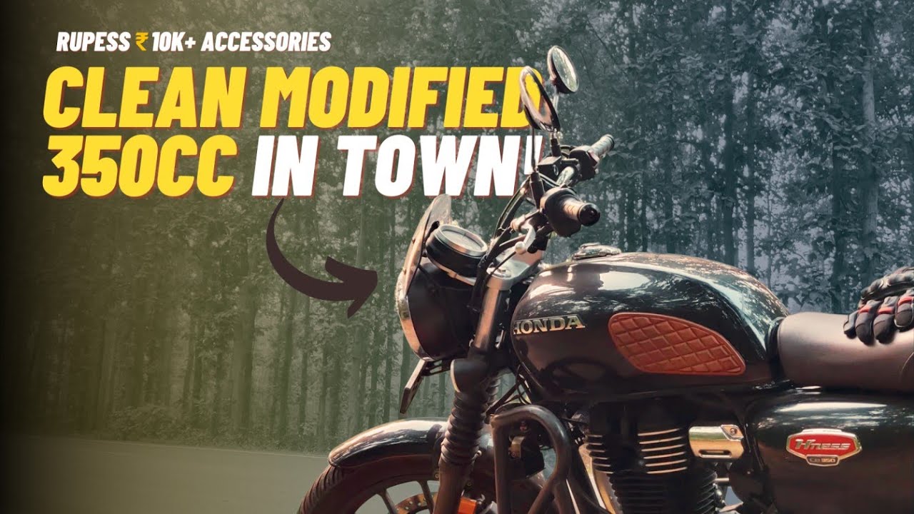 Honda H’ness CB350 Must-Have Accessories! | Style & Touring Upgrades You’ll Love 🔧🔥 | Vroom Diaries
