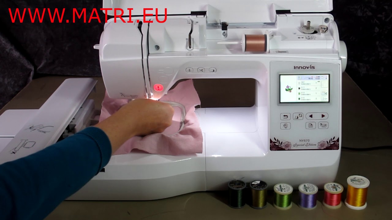 Brother, Brother Innov-is NV 870 SE Embroiderymachine, Embroideryfilm