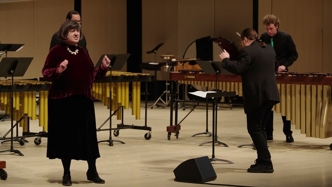 Dame Fashion | Frieda Peycke | performed by Marian Wilson Kimber and Iowa Percussion
