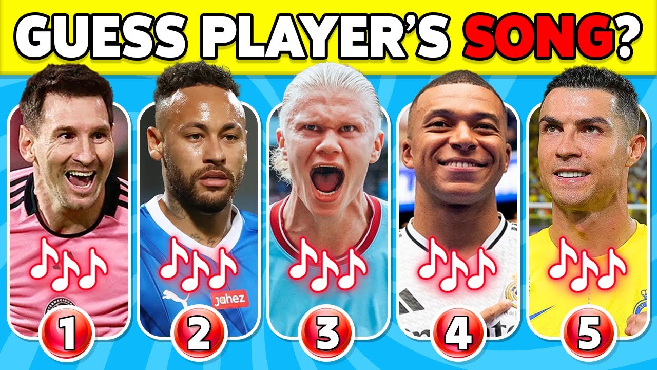 Guess Player Who Owns SONG 🔊⚽ Hala Madrid y Nada Mas Mbappé 🐢🎵 Ronaldo, Messi, Neymar