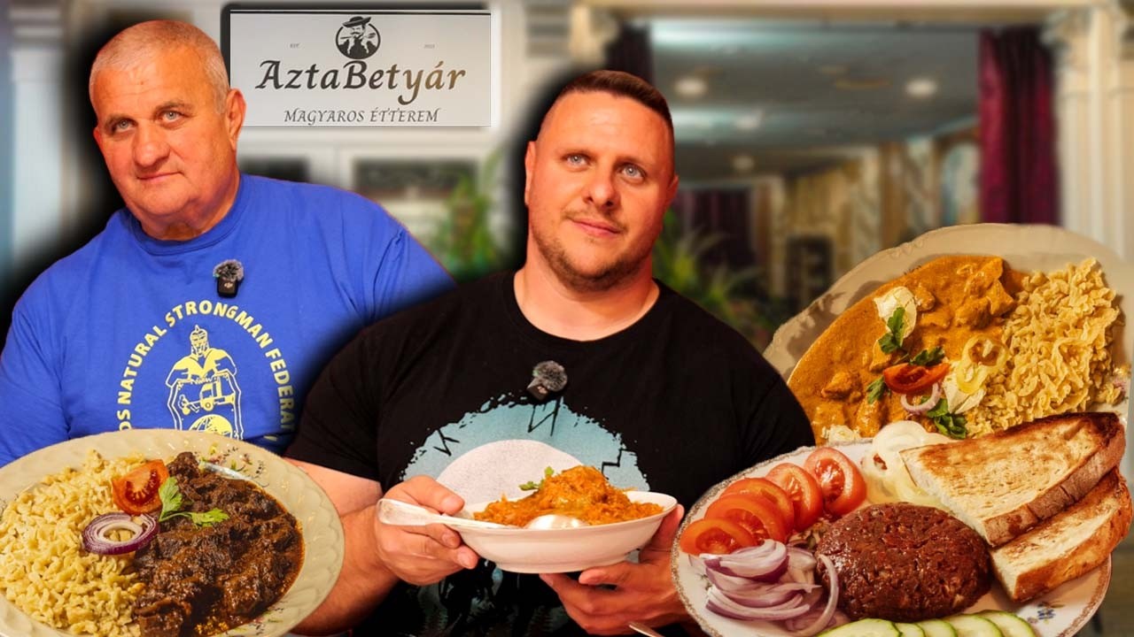 Végig ettük a kóstolós menüt faterral az AztaBetyár étteremben🤯💪🔥