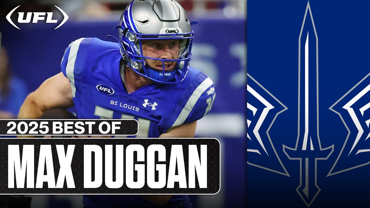 Best of St. Louis Battlehawks QB Max Duggan in 2025 | United Football League