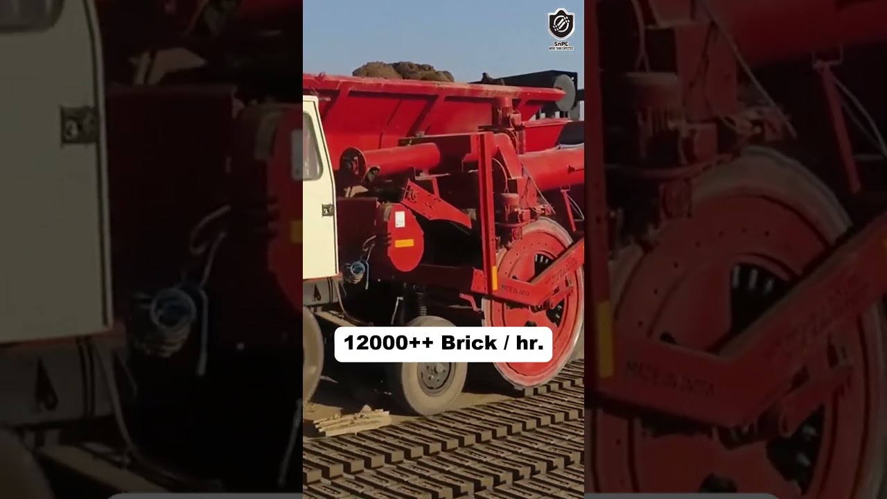 Mobile Brick Making Machine That Makes 12,000 Bricks in 1 Hour! 🚀 | BMM 310 by SNPC
