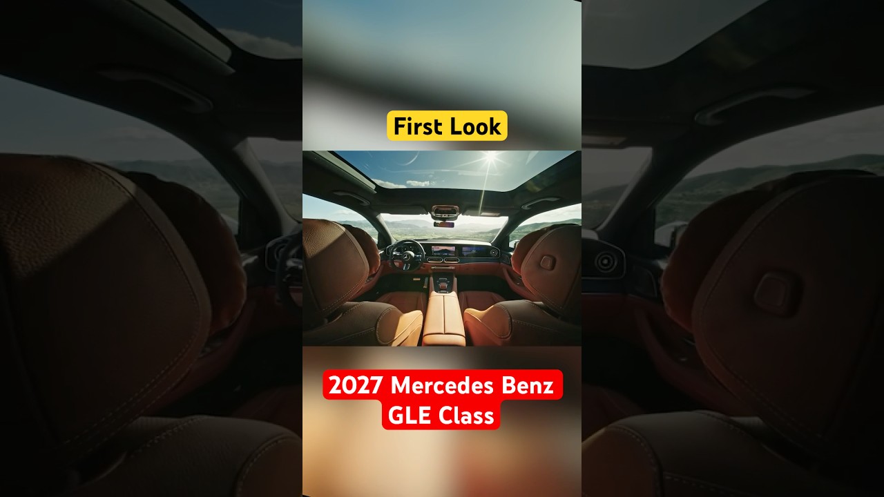 Mercedes-Benz GLE 2027 &ndash; pierwsze spojrzenie: więcej ekran&oacute;w, większa moc