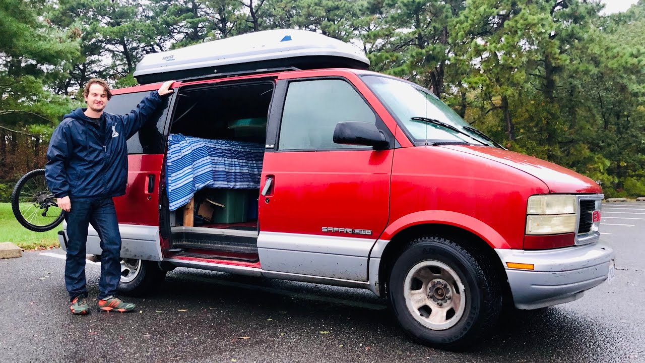 VANLIFE | DIY GMC Safari AWD 4x4 Campervan - Snowboarding Adventures