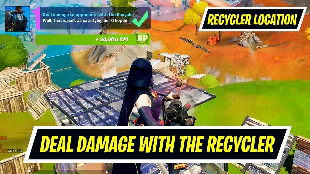Fortnite - Epic Quest - Deal Damage To Opponents With The Recycler (Season 6 Chapter 2)