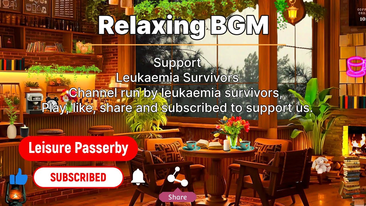 Relaxing Background Music for Café, Office, Hotel & More | Support Healing with Every Play 💛