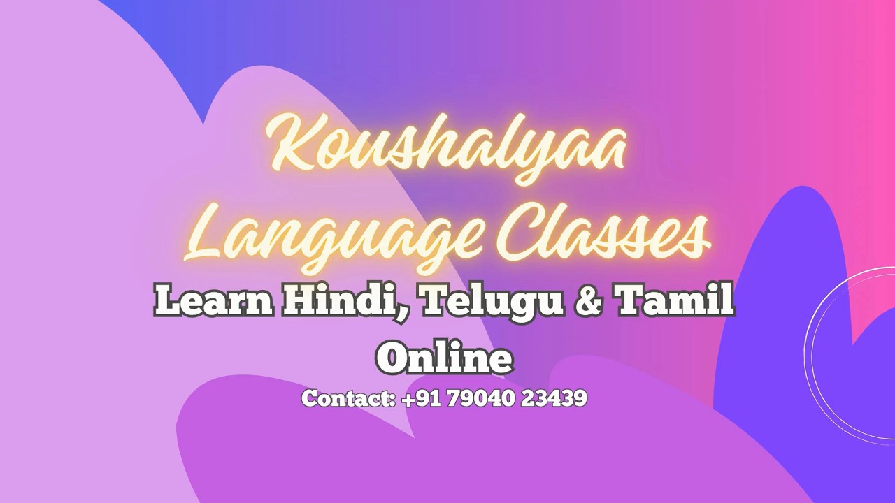Learn how to ask questions in Hindi | Learn Hindi Online| Koushalyaa Language Classes