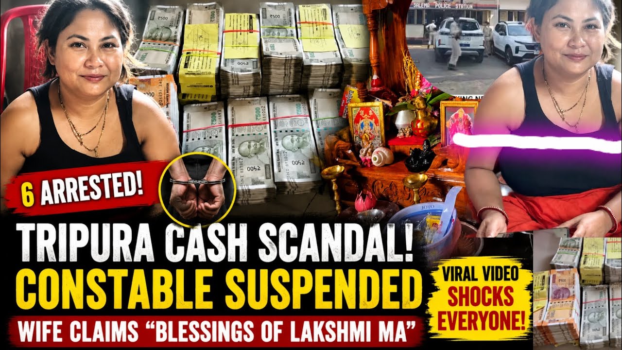 Tripura Viral Cash Video Case: Constable Suspended, 6 Arrested