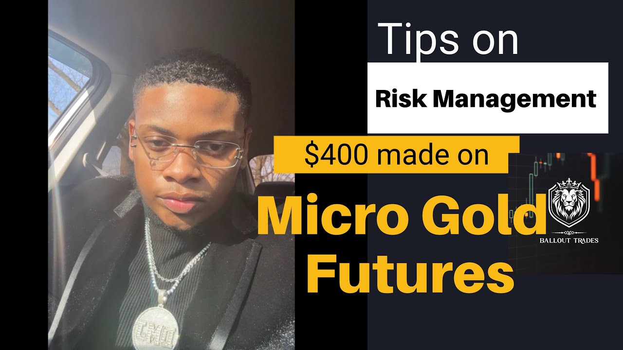 Tips on Risk Management in the Futures Market| $400 on Micro Gold Futures| Key Levels